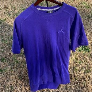 Jordan brand short sleeve sweatshirt